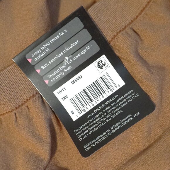 Bali Comfort Revolution Brief Size 10/11 Brown Style 803J - Picture 6 of 6